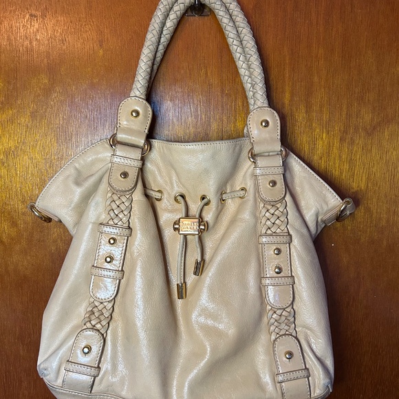Vintage Badgley Mischka Satchel with Shoulder Strap - Picture 1 of 10